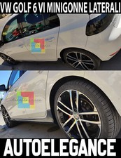 MINIGONNE LATERALI VW GOLF 6 VI 08-12 5 PORTE SPOILER LOOK GTI ABS .--.