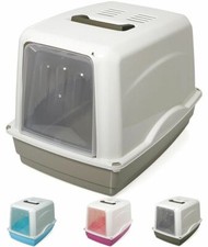 Lettiera igienica coperta per gatti modello Vicky con filtro