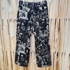 Pantaloni da sci snowboard Burton Ronin uomo M neri floccati modello Picasso succhia 