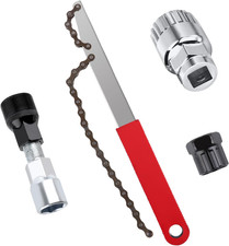 Kit Attrezzi Bici Frusta, Attrezzo per Smontare Pacco Pignoni, Chiave a Frusta C