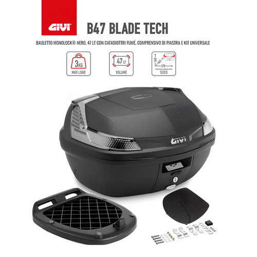 Bauletto posteriore givi - posteriore,