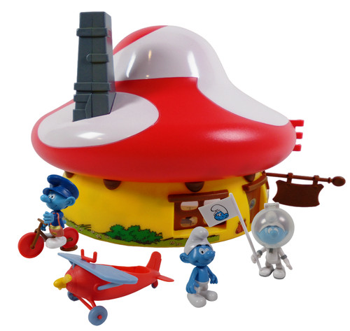 Casa dei puffi - puffi, con