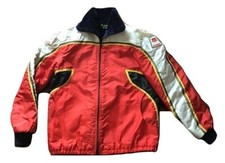 Dainese Giubbotto per moto Vintage anni 70 Giacca Rossa Tg 48 mod. Barry Sheene