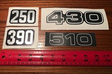 Husqvarna displacement decals