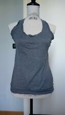 Top Canottiera Canotta Manila Grace grigia Blusa Maglia Maglietta utilizzata ma