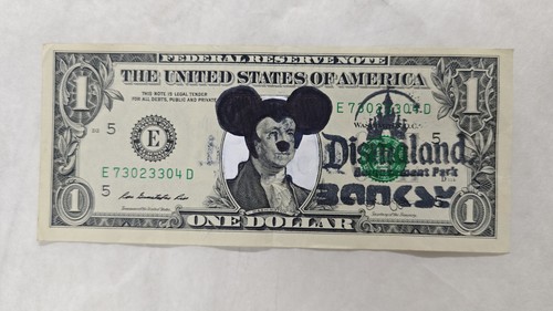 Banksy one dollar - one,