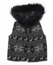 Gilet donna nero Zara taglia