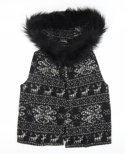 Gilet donna zara nero - nero, lana