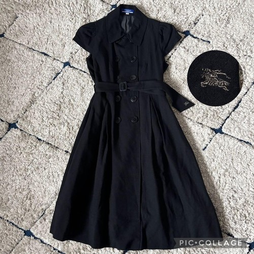 Abito trench nero etichetta