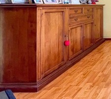 mobile sala legno massiccio, bellissimo e in stile esterno, fine e semplice 