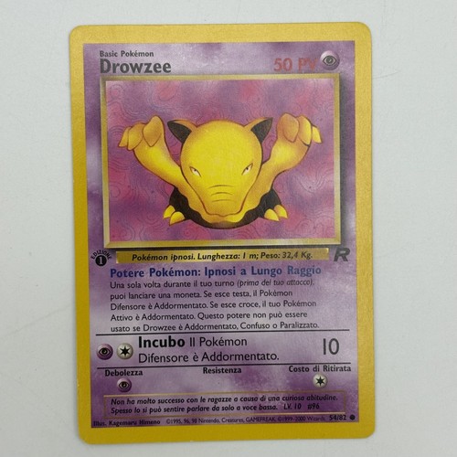 Carta pokemon drowzee - carta,