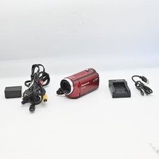 Videocamera digitale Panasonic HC-V100M rossa Full HD 8 GB con batteria