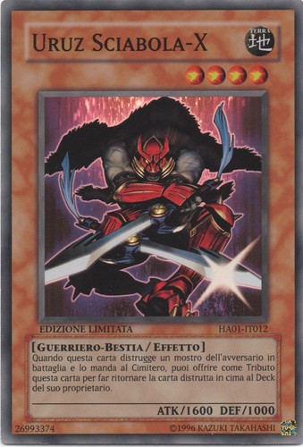 Uruz sciabola x - gi, sciabola-x