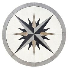 Rosoni D80 rosone mosaico in gres porcellanato WINDROSE rosa dei venti IDROGETTO