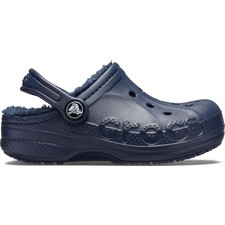 Zoccoli foderati Crocs Toddler Baya - calde pantofole sfocate, interno/esterno, cinturino sul tallone