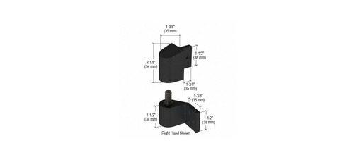 Crl dh02233r black - crl, offset