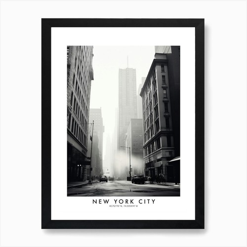 Poster new york - new, nero