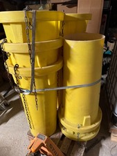 Scivolo detriti-macerie-calcinacci, tubi più tramoggia e staffa