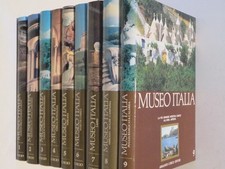 primi 9 volumi enciclopedia MUSEO ITALIA ARMANDO CURCIO EDITORE mostra grande di