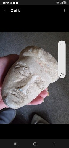 Roman marble head a - marble, of