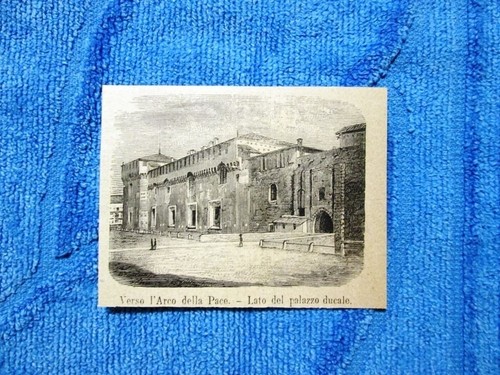 Milano 1882 verso - milano, l'arco
