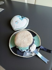 Cappello Vintage Donna Tesa Larga Fatto a Mano + Cuscino