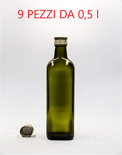 Bottiglie marasca vetro verdi - bottiglie,