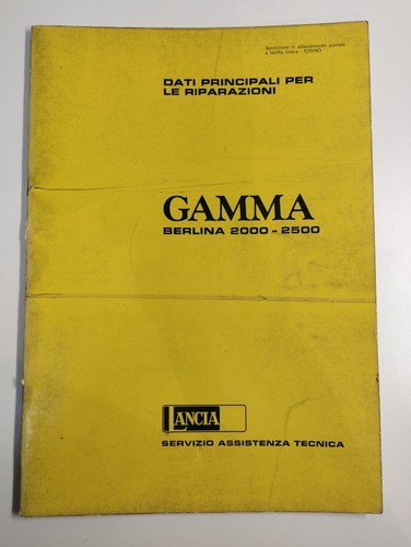 Lancia gamma berlina 2000 - gamma, 2000-2500