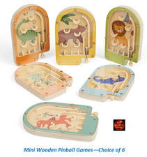 Mini giochi flipper in legno -