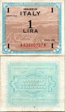 Italy 1 Lira 1943 Pick #
