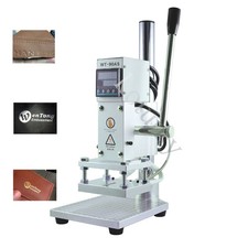 Pressa di calore pressa per legno pelle logo goffratura e timbratura a caldo 220V