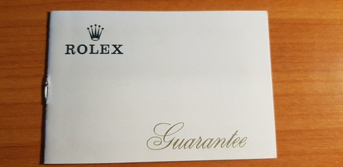 Libretto garanzia rolex - libretto,