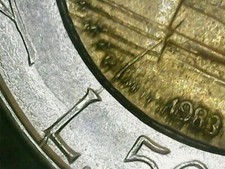 500 LIRE 1983 ERRORE -