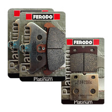 Pastiglie BMW K/1100/1200/LT/RS KIT freno anteriori posteriori Ferodo Platinum 