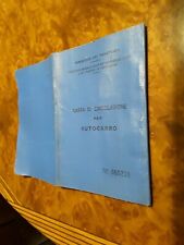 LIBRETTO CARTA CIRCOLAZIONE FIAT 615 NO  1960  VINTAGE  USO COLLEZIONISTICO 