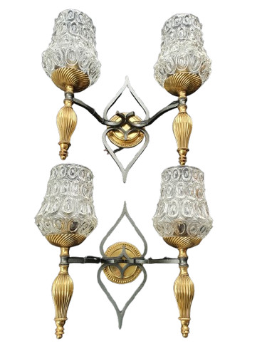 Paire appliques murales - d'appliques,