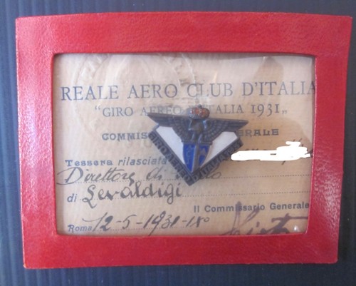 1931 giro aereo - 1931, d'italia