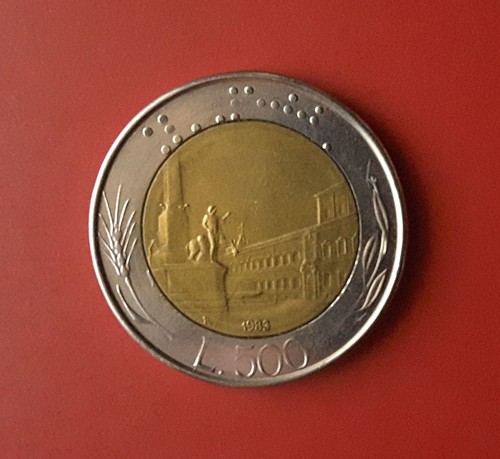 500 lire 1983 errore - lire,