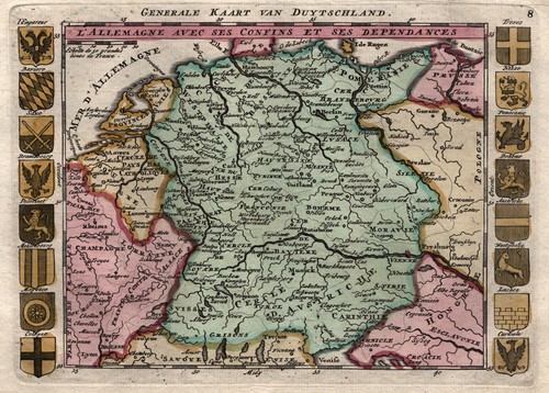 Germania originale incisione - originale,