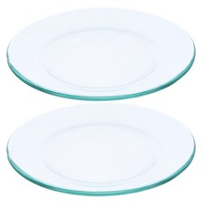 2 pezzi scaldacera piatto di di ricambio scaldaolio piatto scaldaolio