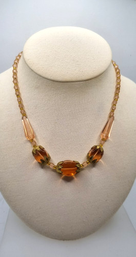 Collana vintage vetro - collana,