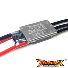 Tenshock TS-AX40-ST Regolatore di velocità elettronico ESC brushless per alianti radiocomandati