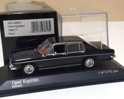 Minichamps opel kapitän - 1/43,