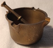 Pestello Mortaio In Ottone