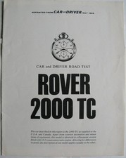 Brochure vendita auto ROVER