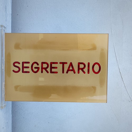 Targa insegna vintage