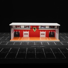 Diorama garage Ferrari per