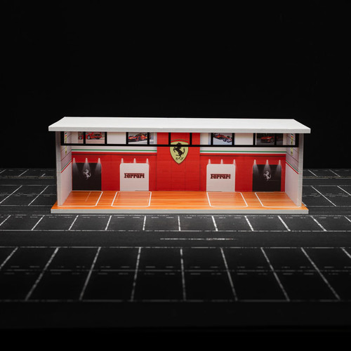Diorama garage ferrari per - ferrari,