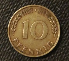 10 PFENNIG 1949 J BANCA PAESI