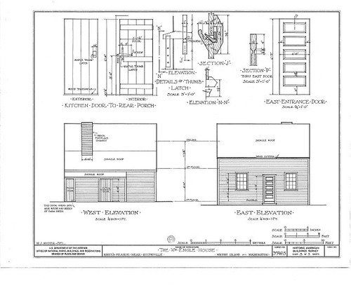 Elevazioni ovest est - 3.,